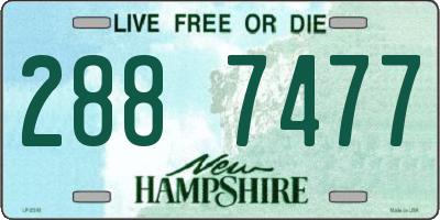 NH license plate 2887477