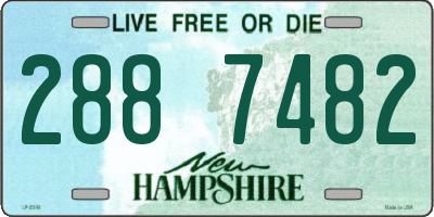 NH license plate 2887482