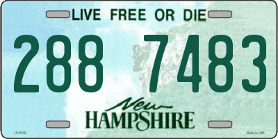 NH license plate 2887483