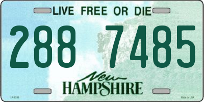 NH license plate 2887485
