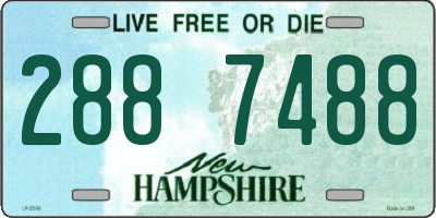 NH license plate 2887488