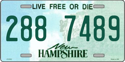 NH license plate 2887489