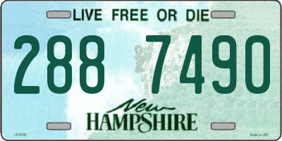 NH license plate 2887490