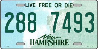 NH license plate 2887493