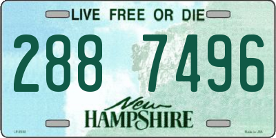 NH license plate 2887496