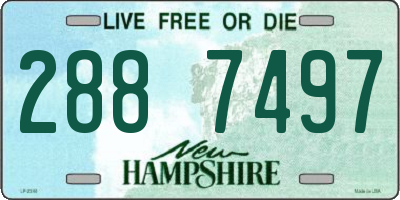 NH license plate 2887497