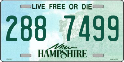 NH license plate 2887499