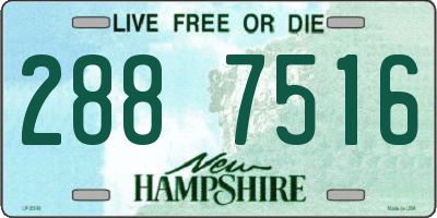 NH license plate 2887516