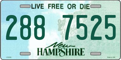 NH license plate 2887525