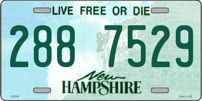 NH license plate 2887529