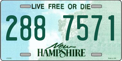 NH license plate 2887571