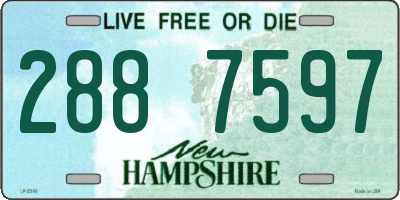 NH license plate 2887597