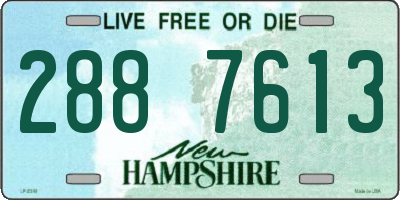 NH license plate 2887613