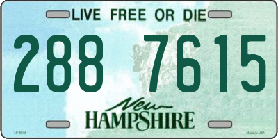 NH license plate 2887615