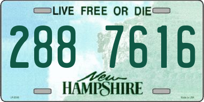 NH license plate 2887616