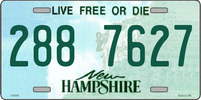 NH license plate 2887627