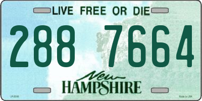 NH license plate 2887664