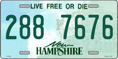NH license plate 2887676