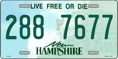 NH license plate 2887677