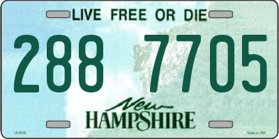 NH license plate 2887705