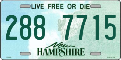 NH license plate 2887715