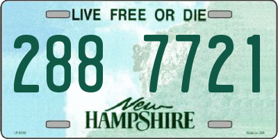 NH license plate 2887721
