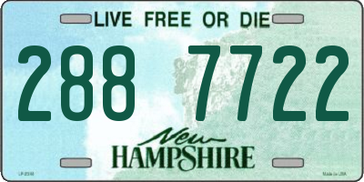 NH license plate 2887722