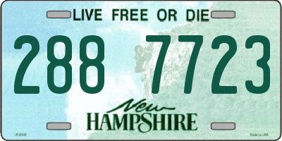 NH license plate 2887723