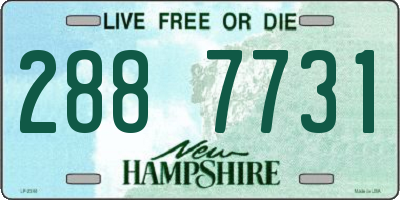 NH license plate 2887731