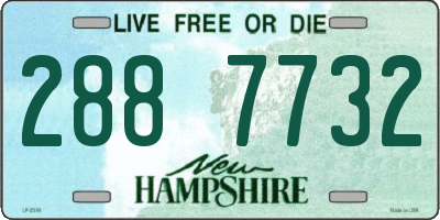NH license plate 2887732