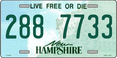 NH license plate 2887733
