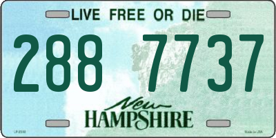 NH license plate 2887737