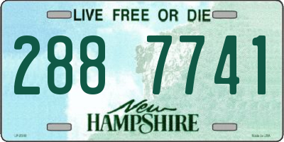 NH license plate 2887741