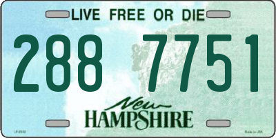 NH license plate 2887751