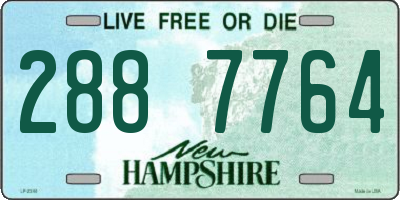 NH license plate 2887764