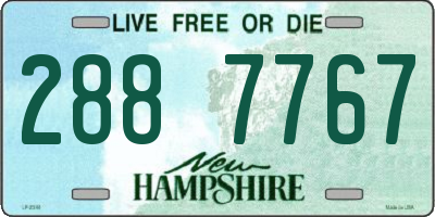 NH license plate 2887767