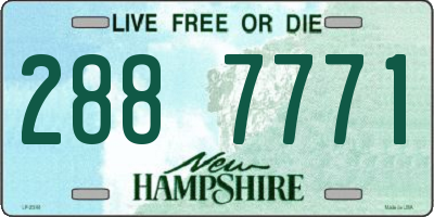 NH license plate 2887771