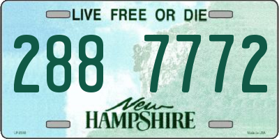 NH license plate 2887772
