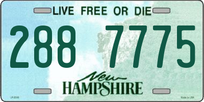 NH license plate 2887775