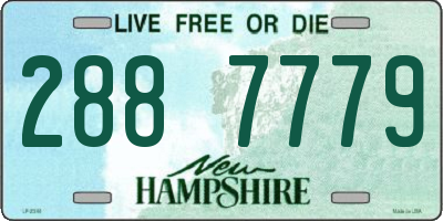 NH license plate 2887779