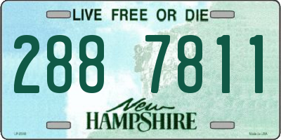 NH license plate 2887811
