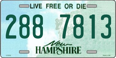 NH license plate 2887813