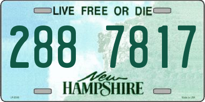 NH license plate 2887817