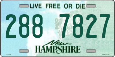 NH license plate 2887827