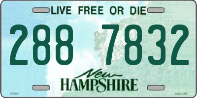 NH license plate 2887832