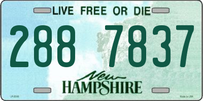 NH license plate 2887837