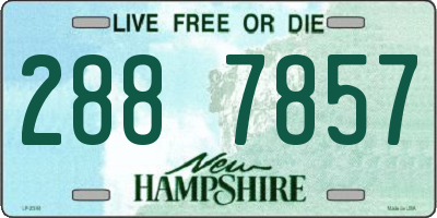 NH license plate 2887857