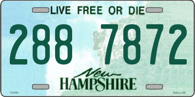 NH license plate 2887872