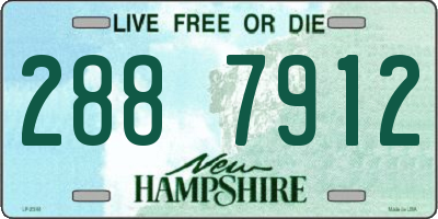 NH license plate 2887912