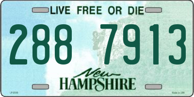 NH license plate 2887913